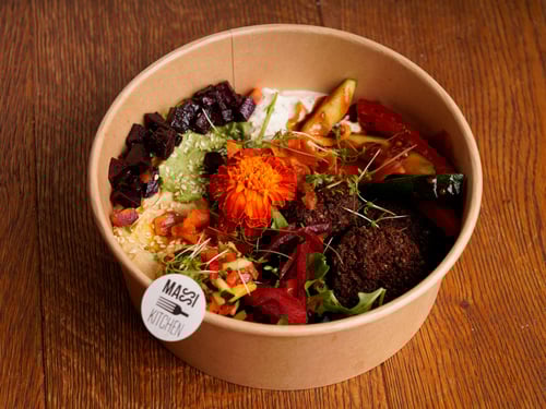 Safran-Falafel-Bowl