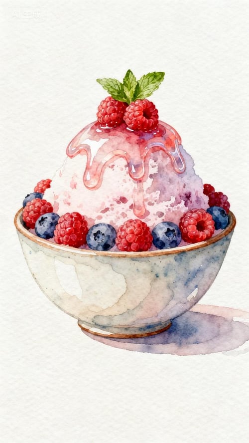 Bingsu Wildberry