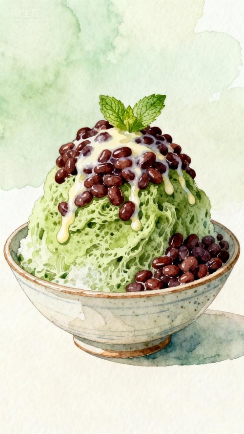 Bingsu Matcha Ogura
