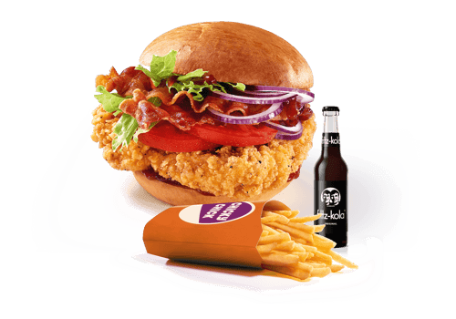 Chicky BBQ Burger Menü