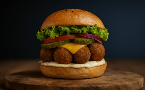 Falafel Still Cheese Burger einzeln