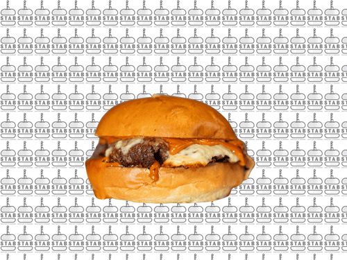 Stab burger met Double patty and cheese