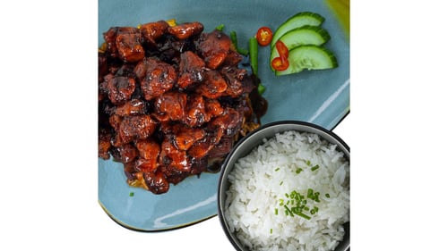 Ketjap kip (kipfiletblokjes)