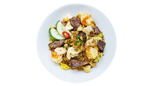 Mixed (Kip-Garnalen-Rund) Nasi/Bami