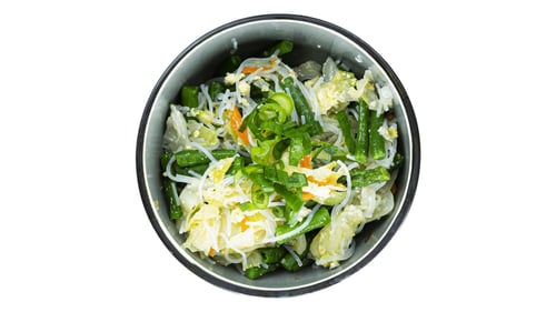 Orak arik (Indisch ei-groente gerecht met vermicelli)