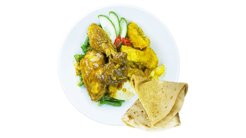 Roti Speciaal (kip met bot)