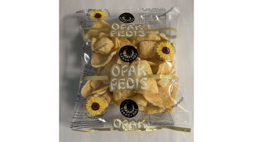 Cassava crackers Opak pedis Udang mas 80gr
