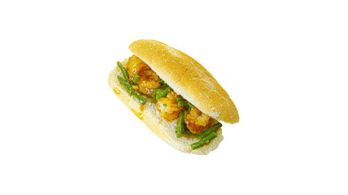 Broodje garnalen-kousenband