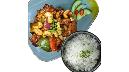 Krokante kip cashew (gepaneerd)