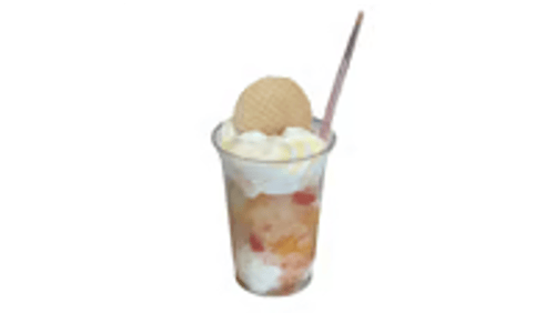 Vruchtensorbet met 3 bollen ijs 