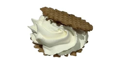 Slagroom wafel