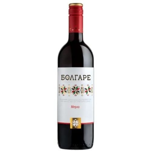 Bulgaarse Rood wijn Merlo Bolgare 750ml