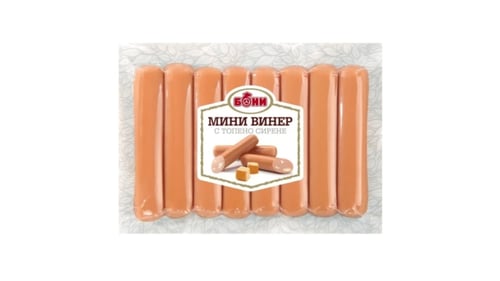 Boni miniworstjes met gesmolten kaas 200g varkenvlees