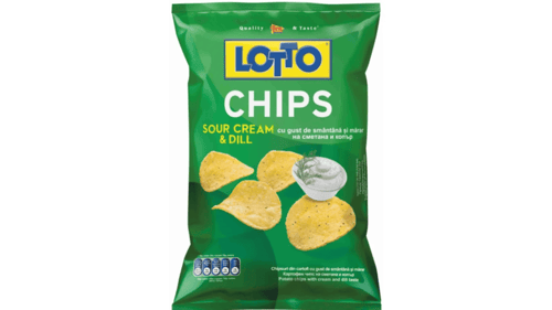 Lotto Chips Sour Cream en dille 100g
