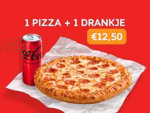 Pizza + Drankje