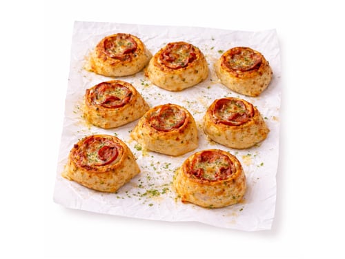 Cheesy Pepperoni Rolls