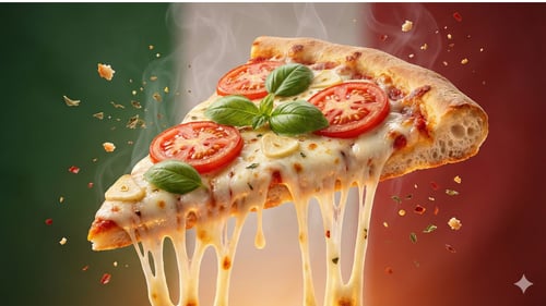 Pizza Caprese 40x60cm