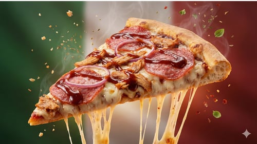 Pizza BBQ-Chicken 40x60cm