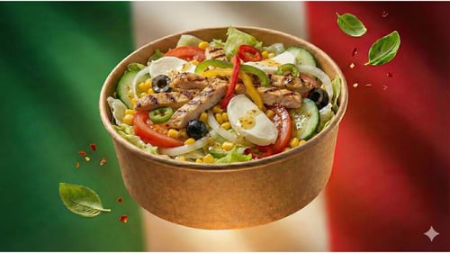 Hähnchenfleisch Salat