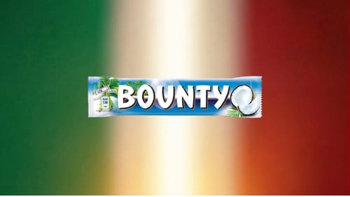 Bounty Riegel, Schokolade