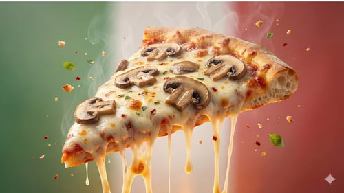 Pizza Funghi 40x60cm