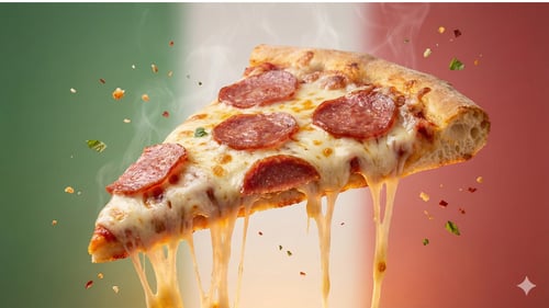 Pizza Salami 40x60cm