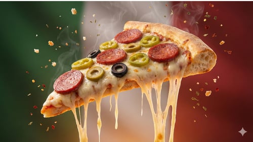 Pizza Oriental 40x60cm