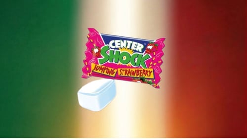 Center Shock Erdbeere Kaugummi