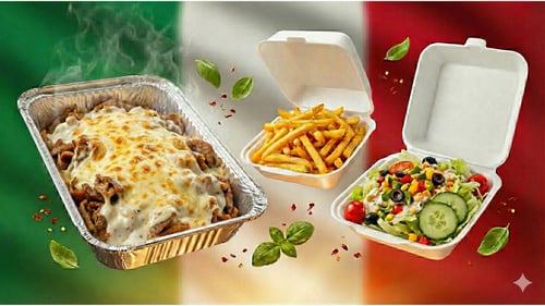 Gyros mit Sahnesauce