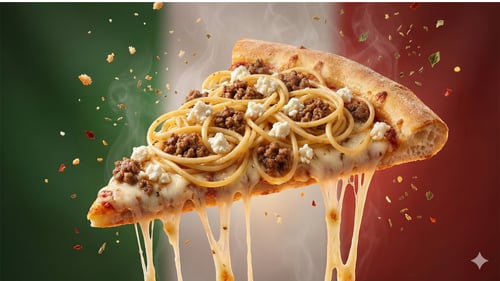 Pizza Bolognese 40x60cm