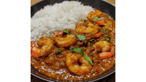 Prawn Masala met Rijst