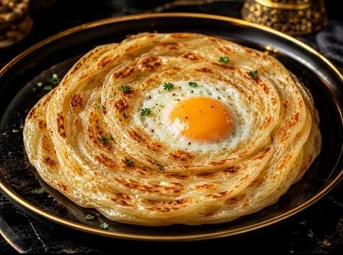 Roti Prata met Ei