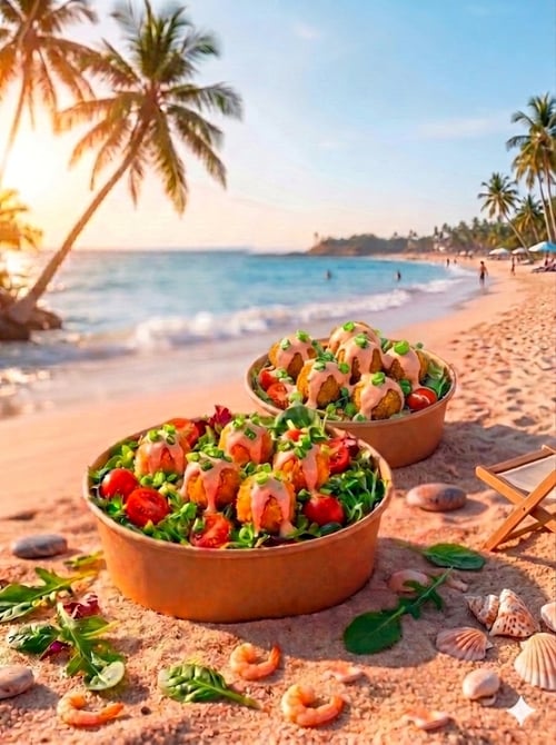 Saladbowl chicken popcorn