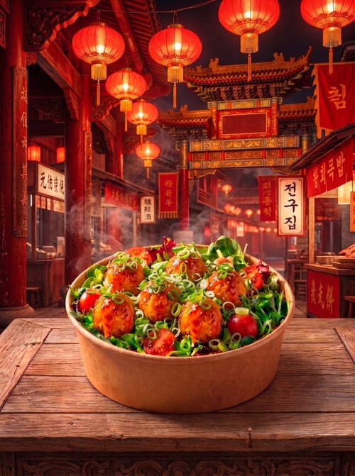 Saladbowl fried chicken