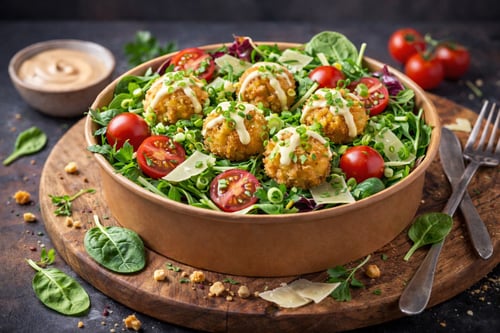 Saladebowl ceasar chicken pop
