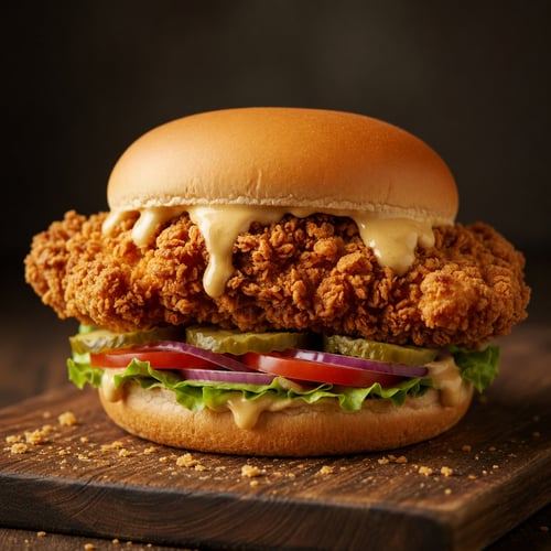 Sweet Heart Chick Burger einzeln