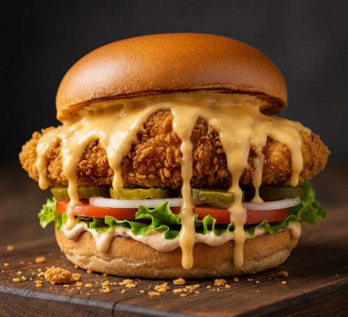 Cheese Me Up Chick Burger einzeln