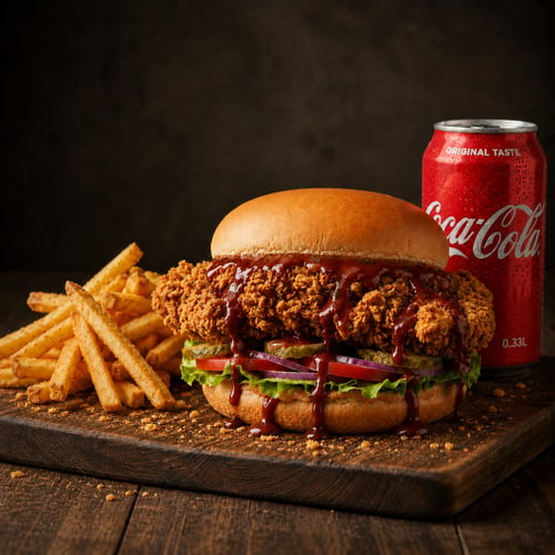 Smokey Chick Burger Menu