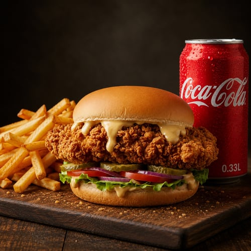Sweet Heart Chick Burger Menu