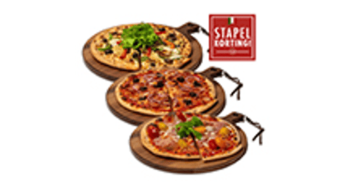 3 Italian pizza's
