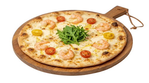 Pizza Gambaretti (Bianca)