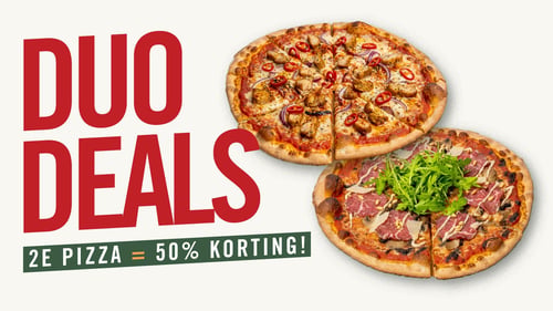 Duodeals 2e pizza 50%