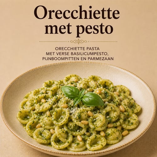 Orecchiette met Pesto