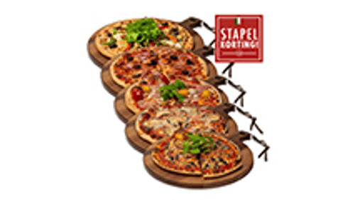 5 Italian pizza's