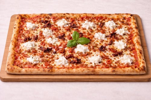 Stracciatella & ’Nduja 60x40