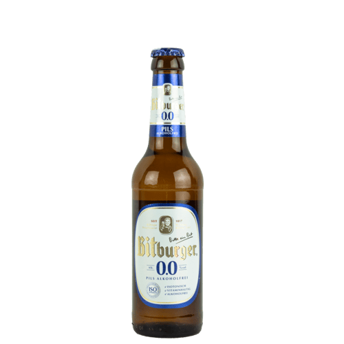  Alkoholfrei 0,0%  Bitburger Pils 0,33L im Haus 