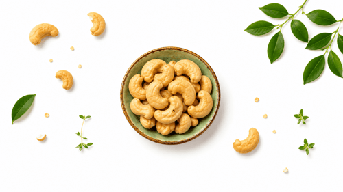 Gebratene Cashewnüsse