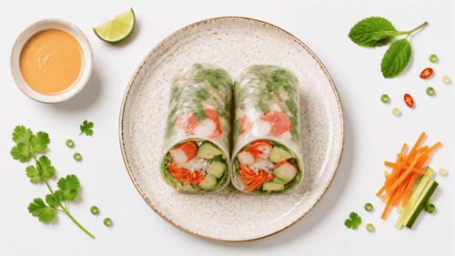 Sommerrolle mit Surimi