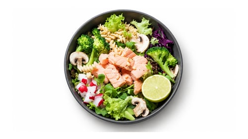 Grilled Salmon Salat