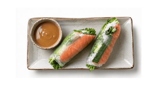Sommerrolle Lachs